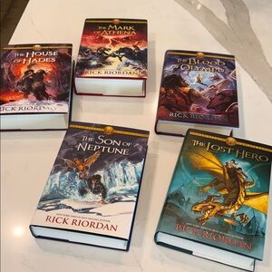 Rick Riordan Book Set - Colorful Covers